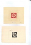 MONACO: 1952 Helsinki collection of individual die proofs and colour trials