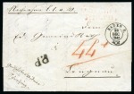 28. DEZ 1851: Nachnahmebrief aus der Markenlosen Zeit