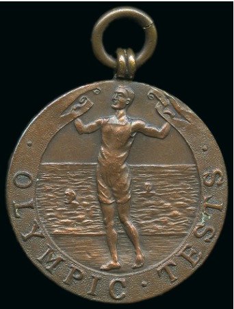 Stamp of Olympics » 1912-1916 Intervening Championships 1914 British Amateur Swimming Association Olympic Trials: Bronze medal 
