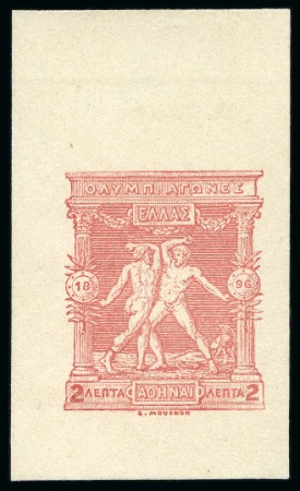 1896 2l Die proof from the original plate on carton in the issued colour