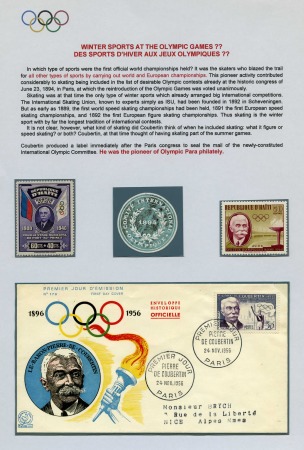 Stamp of Olympics » Ancient Olympia & Pre-Olympics 1894 Comité International Olympique (IOC) vignette