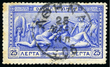 1906 (Mar 25) FIRST DAY OF ISSUE: 1906 Olympics 25l