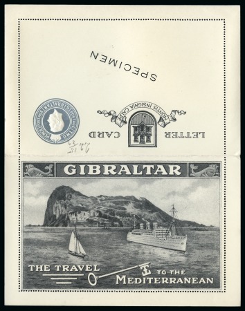 Stamp of Gibraltar » Collections 1886-1952 Postal Stationery: Collection of the UPU unused stationery many with SPECIMEN overprints