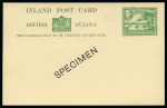 Stamp of British Guiana 1886-1952 Postal Stationery: Collection of the UPU unused stationery incl. SPECIMENS