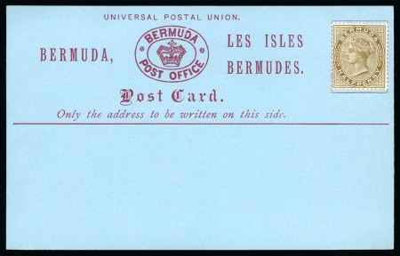 Stamp of Bermuda 1883-1952 Postal Stationery: Collection of the UPU unused stationery incl. SPECIMENS