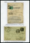 Stamp of France CHINESix lettres avec Sage pour la Chine sur pages