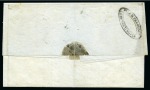 1852 Entire to Galatz with Lloyd Agency Constantinople