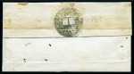 BEKETU: 1861 Folded cover addressed to the Prefect