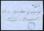 BRAILA: 1860 (18.4) Entire letter addressed to Hristea