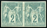 Stamp of France » Collections 1876-1899, Petite sélection de Sage NON DENTELES,