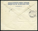 1940 Helsinki printed envelope from the Yugoslav-Finnish Honorary Committee promoting the Games