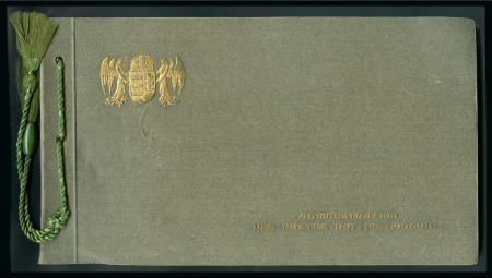 HUNGARY: 1925 Presentation book by the Hungarian Postal Administration
