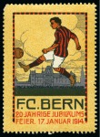 Stamp of Topics » Sport and Games » Football SWITZERLAND: 1908-70, Collection with vignettes, Young Boys printed postcard, etc.