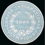 Stamp of Olympics » Ancient Olympia & Pre-Olympics 1894-1984, IOC group with very fine 1894 IOC Congress vignette