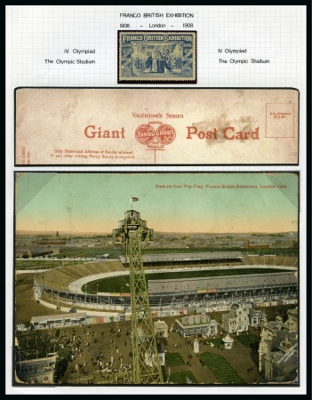 1908 London and Franco-British Exhibition collection written up in 2 albums