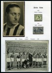 1936 Berlin collection in 2 albums with emphasis on Football