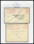 1948 London collection in an album incl. Organising Committe envelope, Harrison & Sons presentation card, etc.