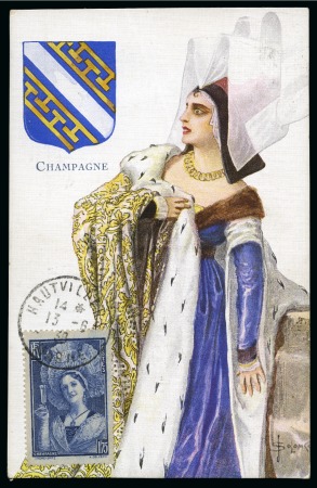 Stamp of France » Collections 1918-1956, Env. 200 CARTES MAXIMUM dont l'Art et la