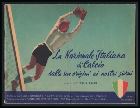 ITALY: "La Nazionale Italiana di Calcio dalle sue origini ai nostri giorni" paperback book
