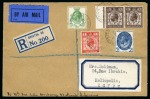 1929 (May 10) PUC first day cover with set of four on airmail to Egypt