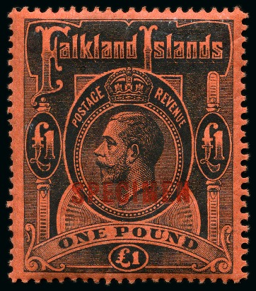Stamp of Falkland Islands » Collections 1878-1965 Old-time collection on thirteen large hand-drawn
