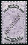 Stamp of Bechuanaland » Collections 1886-1966 Old-time collection incl. UPU Specimen overprints or perforations