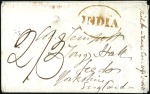 Stamp of Zanzibar » Pre-Post Office Period (Pre-1875) 1846 (Apr 11) Envelope from Captain Cornwallis Ric
