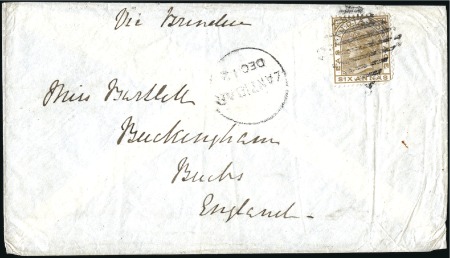 1878 (Dec 12) Envelope from Josephine Bartlett of 