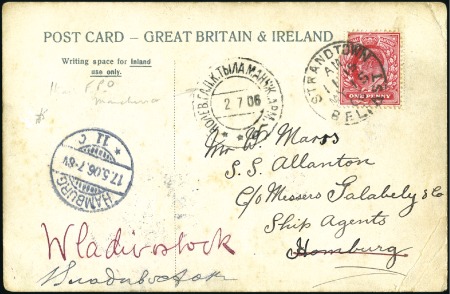 1906-07 Two postcards, first from Ireland addresse