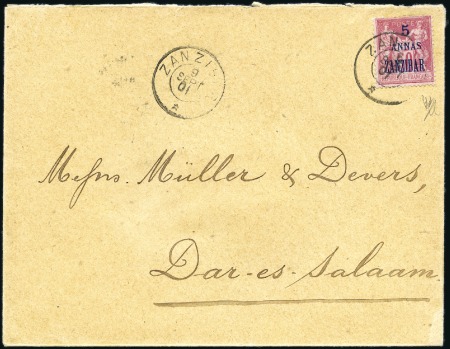 1901 (Sep 7) Envelope sent double letter rate to D