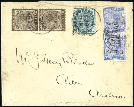 1896 (Dec 30) Envelope at triple letter rate to Ad