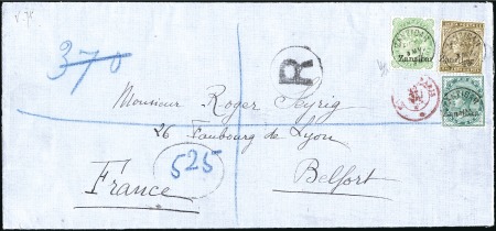 1896 (May 3) Large envelope sent registered at sin