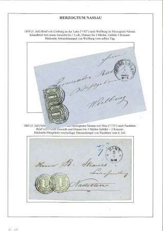 1831-1866, Remarkable collection written up on 73 