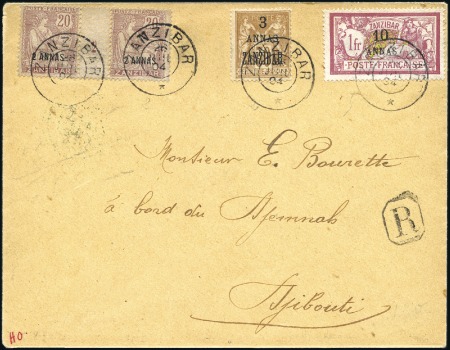 1904 (Jul 26) Envelope sent registered to a passen