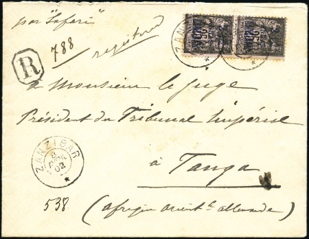 1902 (Apr 8) Envelope sent registered single lette