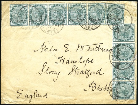 1896 (May 7) Envelope at double letter rate to Eng