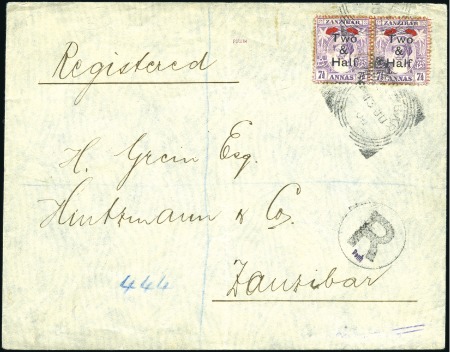 1904 (Jun 13) Envelope at registered triple letter