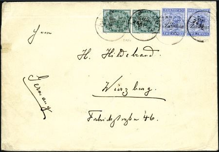 1896 (Apr 24) Envelope at double letter rate to Ge