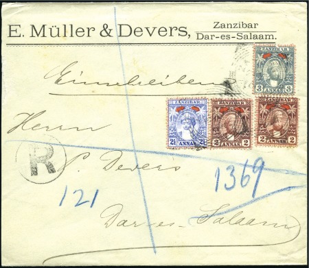 1900 (May 25) Commercial envelope sent registered 
