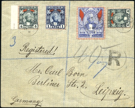 1898 (Nov 24) Envelope sent registered to Germany 