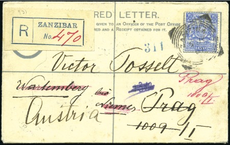 1907 (Jun 6) Registered envelope from the Austrian