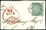 HAITI, JACMEL: 1870 (Apr 12) Commercial entire to 