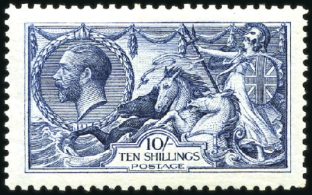 Stamp of Great Britain » King George V 1913-19 Seahorse selection incl. Waterlow set to £