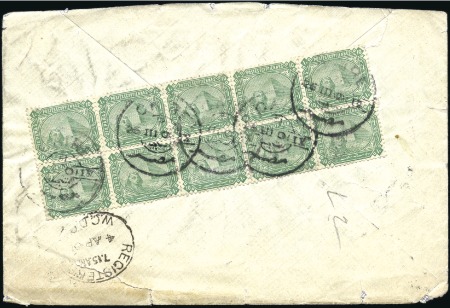 1901 (Mar 26) Envelope sent registered to England 