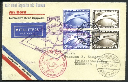 1930 (May) Zeppelin South America Flight, "on boar