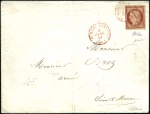 1F VERMILION, SECOND KNOWN COVER WITH RED CANCEL
