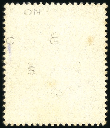 1942-43 Official 6p Chestnut with overprint printe
