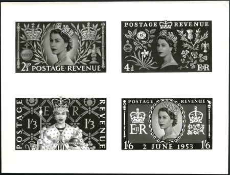 Stamp of Great Britain » Queen Elizabeth II 1953 Coronation of Her Majesty Queen Elizabeth II 