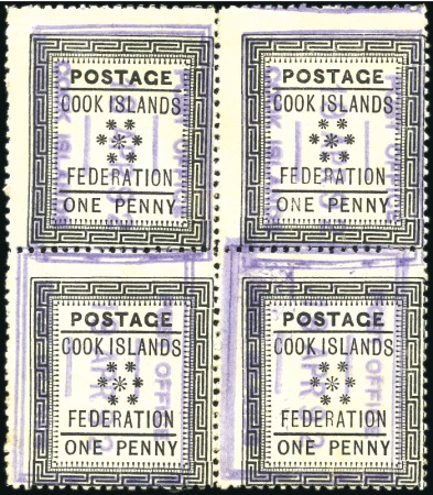 Stamp of Cook Islands FIRST DAY CANCELS

1892 Seven Star provisional s