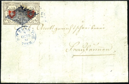 Stamp of Switzerland / Schweiz » Orts-Post und Poste Locale Poste Locale mit Kreuzeinfassung, Typen 21/22 als 